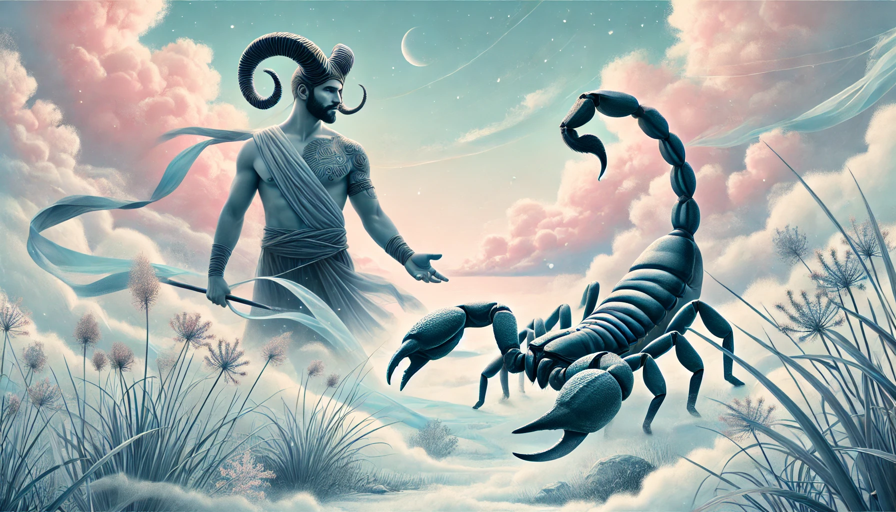 Belier avec le scorpion