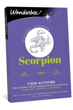 Box activites scorpion