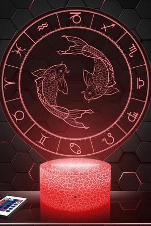 Lampe de chevet poissons
