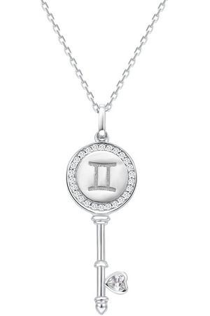 Pendentif gemeaux femme