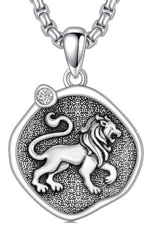 Pendentif homme lion