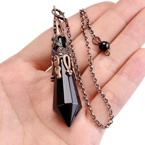 Pendule obsidienne